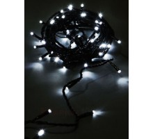 Гирлянда светодиодная Твинкл лайт 20 метров с контроллером белая (кабель ПВХ) Гирлянда светодиодная Твинкл лайт 20 метров с контроллером белая (кабель ПВХ)