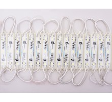 Светодиодный модуль SAMSUNG 3SMD 5630 чистый белый 78x36x4.2 мм.