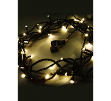 Гирлянда светодиодная Твинкл лайт 20 метров с контроллером цвет - теплый белый (кабель ПВХ) Гирлянда светодиодная Твинкл лайт 20 метров с контроллером цвет - теплый белый (кабель ПВХ)