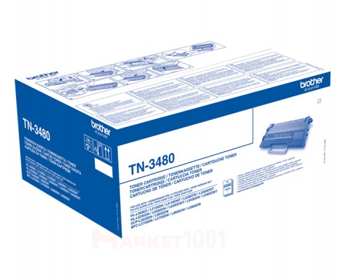 Brother TN-3480 тонер-картридж черный
