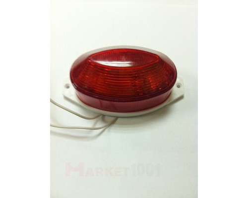 Строб лампа накладная ксеноновая красная