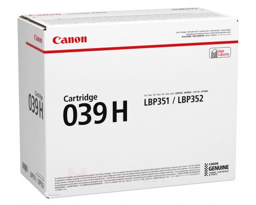 Canon Cartridge 039H Тонер-картридж черный (0288C001) Canon Cartridge 039H Тонер-картридж черный (0288C001)