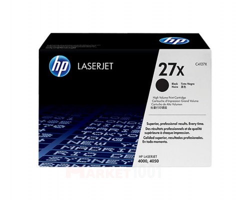 HP C4127X (27X) тонер-картридж черный HP C4127X (27X) тонер-картридж черный