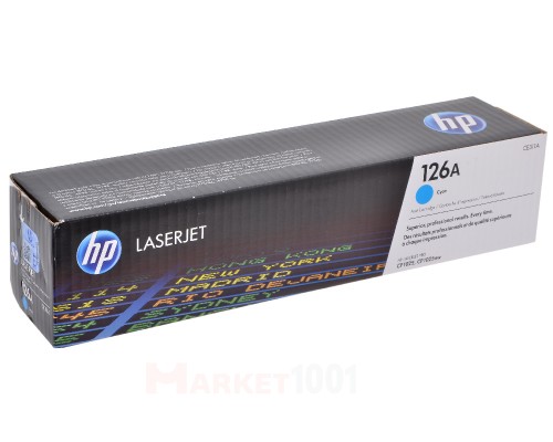 HP CE311A (126A) тонер-картридж голубой