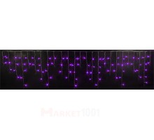 Световая (светодиодная) бахрома 3x0,5 м. Фиолетовая. Прозрачный ПВХ кабель. Световая (светодиодная) бахрома 3x0,5 м. Фиолетовая. Прозрачный ПВХ кабель.