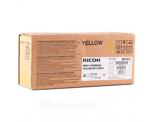 841411 / 842074 RICOH TYPE MPC7501E Тонер-картридж желтый