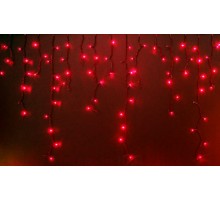 Световая (светодиодная) бахрома 3x0,9 м. мерцающая (FLASH) Красная. Черный ПВХ кабель. Световая (светодиодная) бахрома 3x0,9 м. мерцающая (FLASH) Красная. Черный ПВХ кабель.