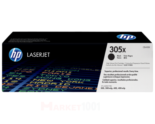 HP CE410X (305X) тонер-картридж черный