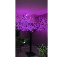 Светодиодное дерево Сакура 2,5x2 м. Фиолетовый