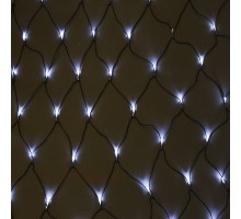 Световая (светодиодная) сеть 2x3 м с контроллером белый. Кабель ПВХ Световая (светодиодная) сеть 2x3 м с контроллером белый. Кабель ПВХ