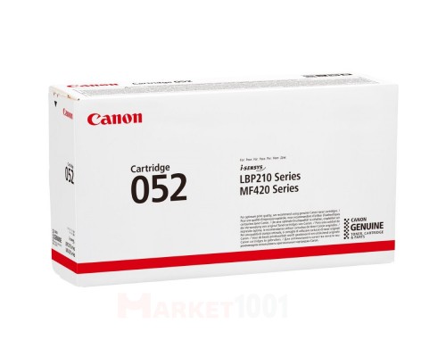 Canon Cartridge 052 Тонер-картридж черный (2199C002) Canon Cartridge 052 Тонер-картридж черный (2199C002)