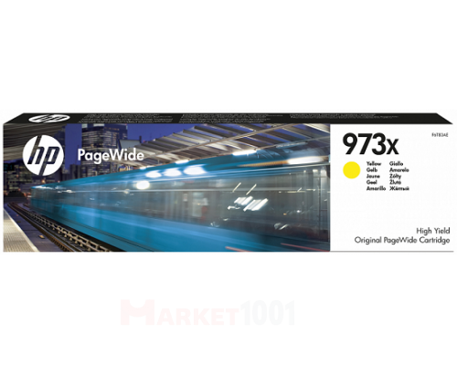 HP F6T83AE (973X) картридж желтый увеличенной емкости HP F6T83AE (973X) картридж желтый увеличенной емкости