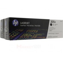 HP CE410XD (305X) тонер-картридж черный двойная упаковка