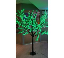 Светодиодное дерево Сакура 1,9x1,5 м. 24V зеленый