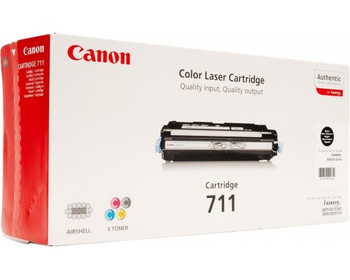 Canon 711Bk Тонер-картридж черный (1660B002)