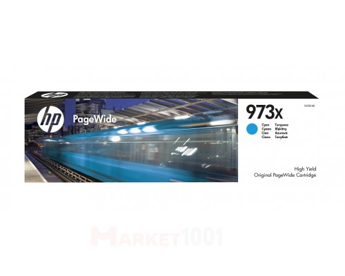 HP F6T81AE (973X)  картридж голубой увеличенной емкости