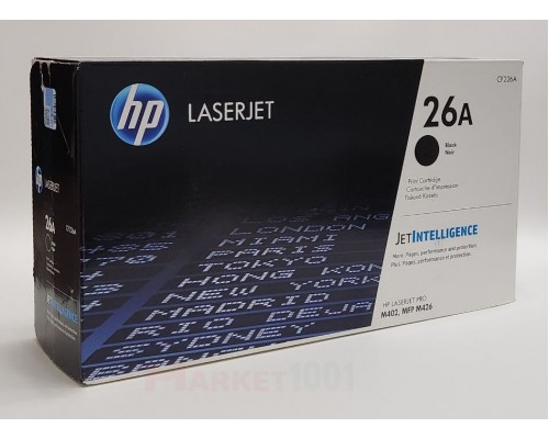 HP CF226A (26A) тонер-картридж черный