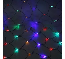 Световая (светодиодная) сеть 2x2 м с контроллером мульти. Кабель ПВХ Световая (светодиодная) сеть 2x2 м с контроллером мульти. Кабель ПВХ