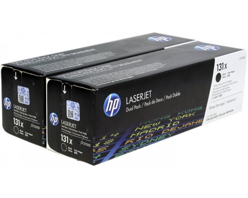 HP CF210XD (131X) тонер-картридж черный двойная упаковка