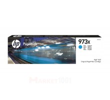 HP F6T81AE (973X)  картридж голубой увеличенной емкости