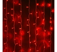 Световой светодиодный занавес (дождь) 2x1.5 м без контроллера красный. Черный ПВХ кабель Световой светодиодный занавес (дождь) 2x1.5 м без контроллера красный. Черный ПВХ кабель
