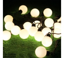 Светодиодная (LED) гирлянда "Шарики" maxi теплый белый Светодиодная (LED) гирлянда "Шарики" maxi теплый белый