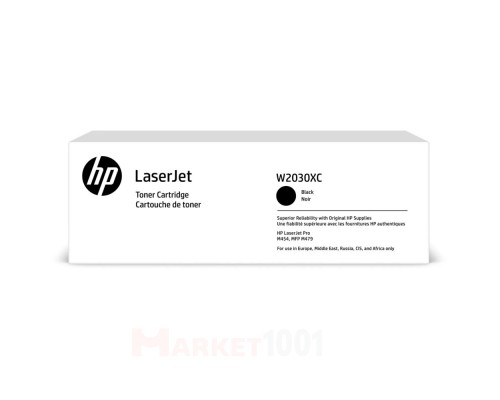 HP W2030XC тонер-картридж черный