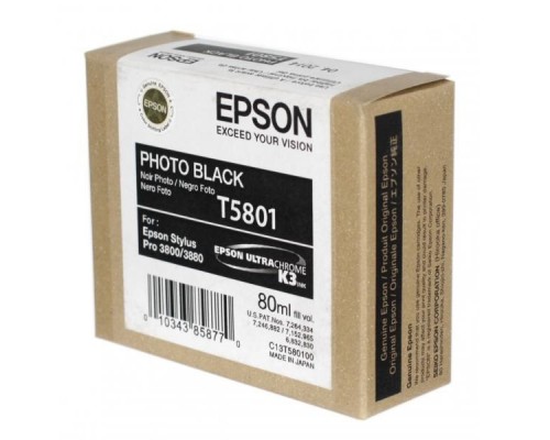 C13T580100 EPSON T5801 Картридж фото-черный
