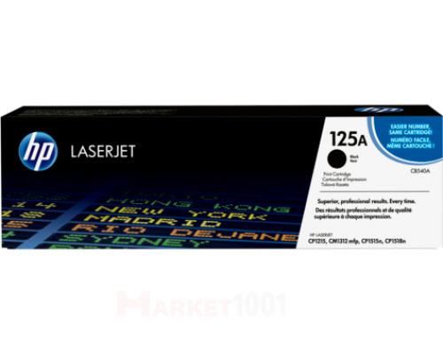 HP CB540A (125A) тонер-картридж черный