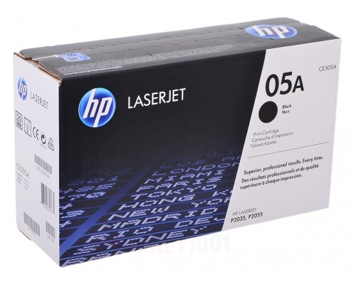 HP CE505A 05A тонер-картридж черный