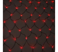 Световая (светодиодная) сеть 2x3 м с контроллером красный. Кабель ПВХ Световая (светодиодная) сеть 2x3 м с контроллером красный. Кабель ПВХ
