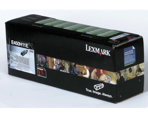 LEXMARK E450H11E тонер-картридж черный