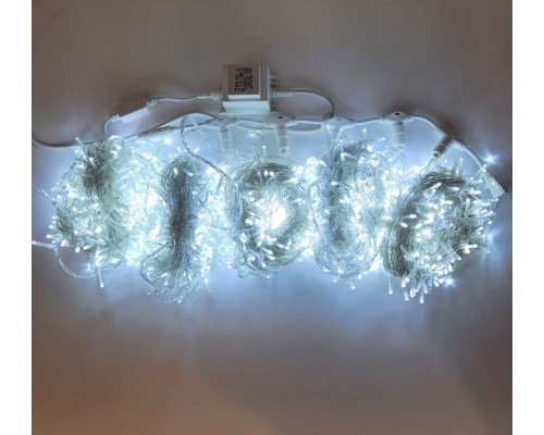 Гирлянда на деревья Клип лайт "Спайдер" 5x20 м. FLASH белая с белым мерцающим диодом.