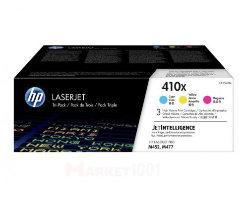 HP CF252XM (410X) набор цветных картриджей HP CF252XM (410X) набор цветных картриджей