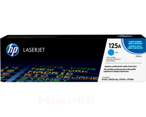 HP CB541A (125A) тонер-картридж голубой