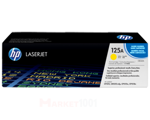 HP CB542A (125A) тонер-картридж желтый