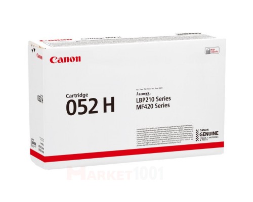 Canon Cartridge 052H Тонер-картридж черный (2200C002) Canon Cartridge 052H Тонер-картридж черный (2200C002)