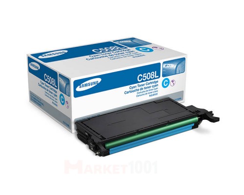 SAMSUNG CLT-C508L/SEE (SU058A) тонер-картридж голубой