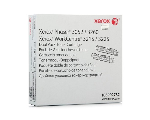 XEROX 106R02782 двойная упаковка тонер-картриджей 106R02778