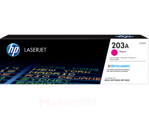 HP CF543A (203A) тонер-картридж пурпурный