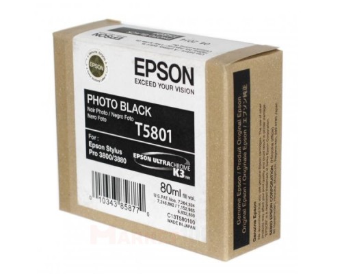 C13T580100 EPSON T5801 Картридж фото-черный