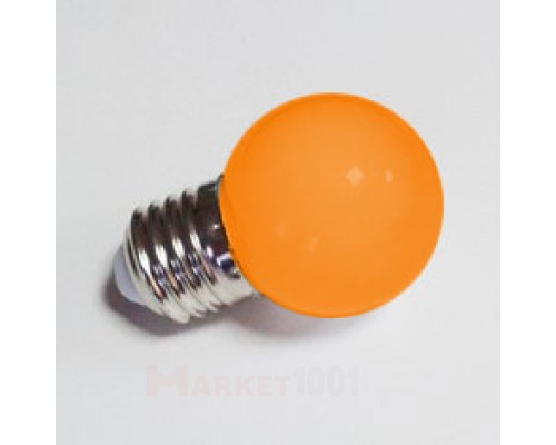 Лампа для Белт лайта 5-и диодная E27 оранжевая Лампа для Белт лайта 5-и диодная E27 оранжевая