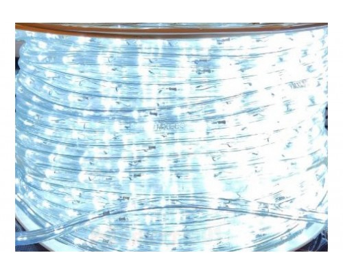 Светодиодный дюралайт холодный белый 10 мм (бухта 100 метров)