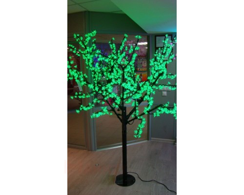 Светодиодное дерево Сакура 1,9x1,5 м. 24V зеленый