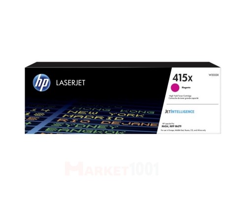 HP W2033X 415X тонер-картридж пурпурный