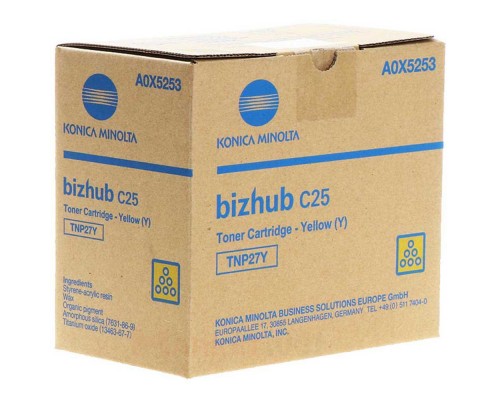 TNP-27Y A0X5253 Konica Minolta тонер-картридж желтый
