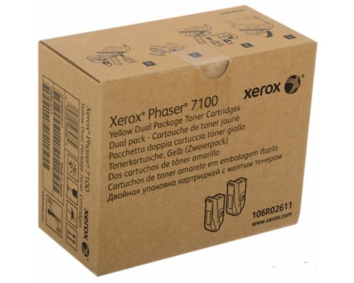 XEROX 106R02611 тонер-картридж желтый