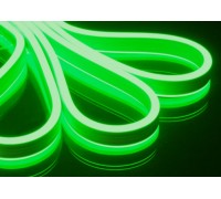 Неон флекс светодиодный гибкий зеленый двухсторонний