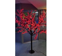 Светодиодное дерево Сакура 1,9x1,5 м. 24V красный