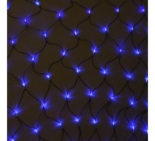 Световая (светодиодная) сеть 2x1 м с контроллером синий. Кабель ПВХ Световая (светодиодная) сеть 2x1 м с контроллером синий. Кабель ПВХ